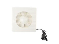 Ventilador extractor solar de 50 W y 6 pulgadas con clasificación IP67 para invernaderos y casetas de mascotas.