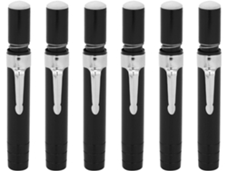 6 Portatizas De Aleación De Aluminio Negro (negro)