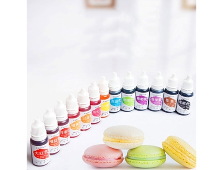 Bricolaje plastilina agua aceite, jabón para hacer colorantes, kit líquido colorantes comestibles13 Piezas Multicolor SLOWMOOSE