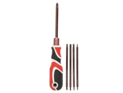Kit de Chave de Parafuso com Ratchet 5 Peças Bico Cruzado
