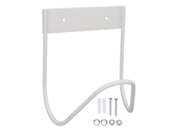 Soporte De Pared De Acero Inoxidable 304 De Alta Resistencia Para Manguera De Jardín, Color Blanco.