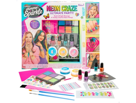 Set de belleza 4 en 1 Neon Craze SHIMMER 'N SPARKLE