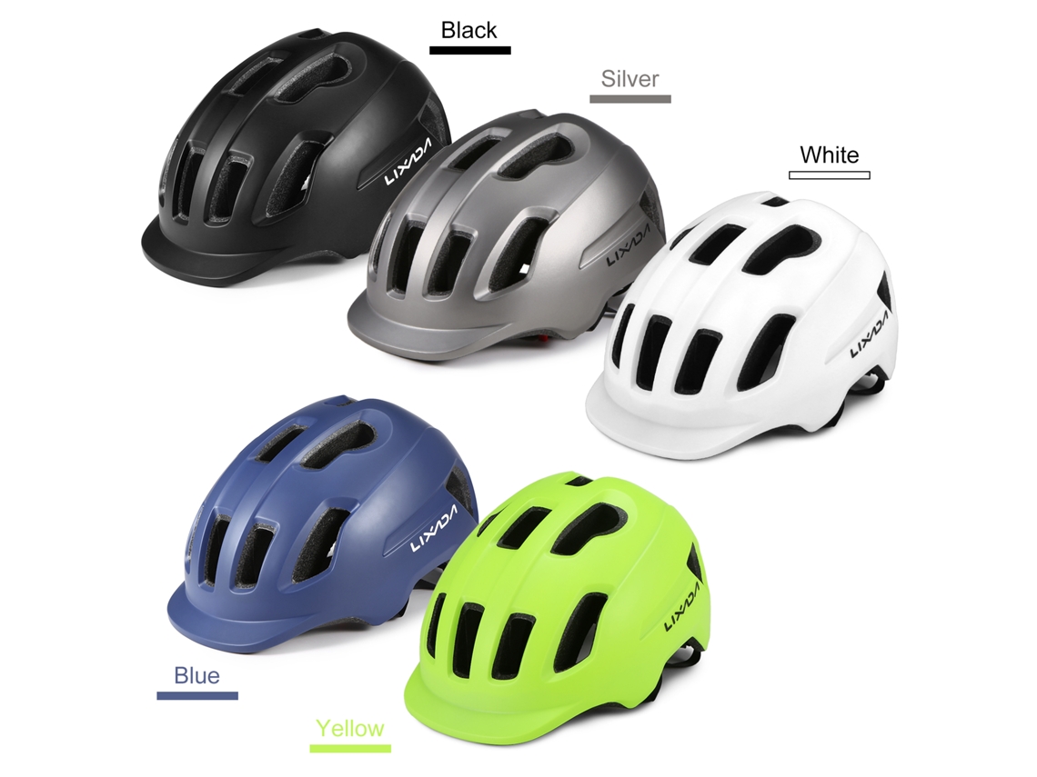 Casco De Bicicleta Lixada Ultraligero Con Visera Ajustable Mtb Ciclismo Seguridad Outdoor Hombre Mujer
