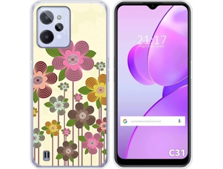 Carcasa para Realme C31 TUMUNDOSMARTPHONE Dibujos Primavera En Flor Multicolor