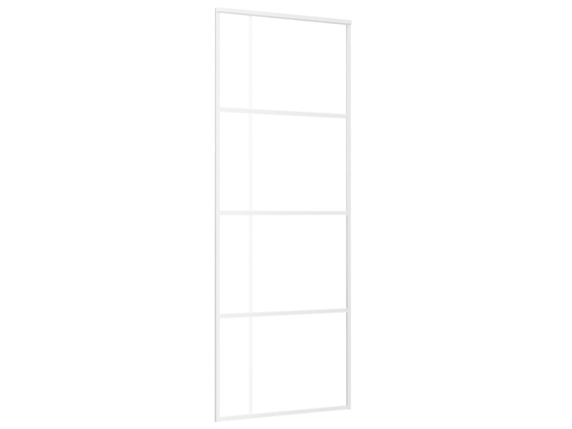 Puerta corrediza VIDAXL Blanco Cristal (76x205cm)