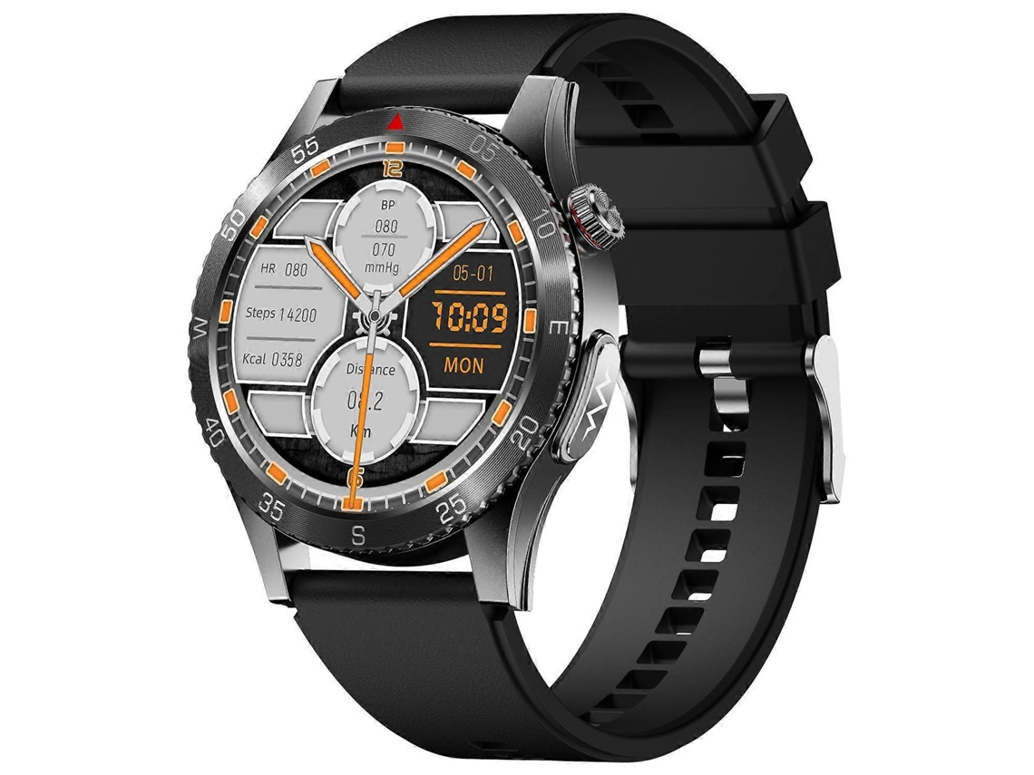 Reloj inteligente H9 con correa de silicona de 1,43 pulgadas y ECG, compatible con llamadas Bluetooth y asistente de voz inteligente. Ly Ebike