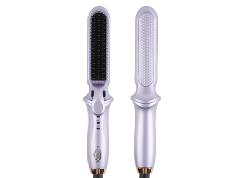 Plancha para el cabello y rizador, rizador de herramientas calientes, plancha para el cabello con temperatura ajustable y rizador 2 en 1, herramien...
