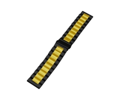 Correa Acero para Samsung Galaxy Watch 42mm Negro y Dorado