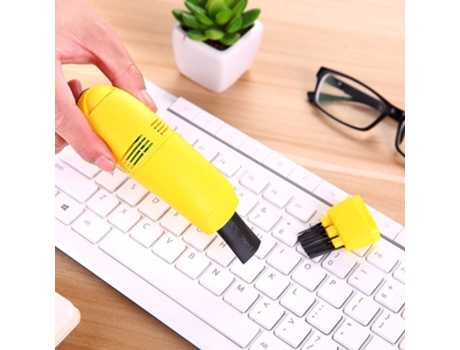 Mini Limpador de Teclado Portátil Escova de Aspiração de Pó para Laptop Usb Projetada[03]
