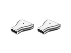 (paquete De 2) Adaptador Pd Magnético Usb Tipo C De Aleación De 100 W, Convertidor De Enchufe De Carga