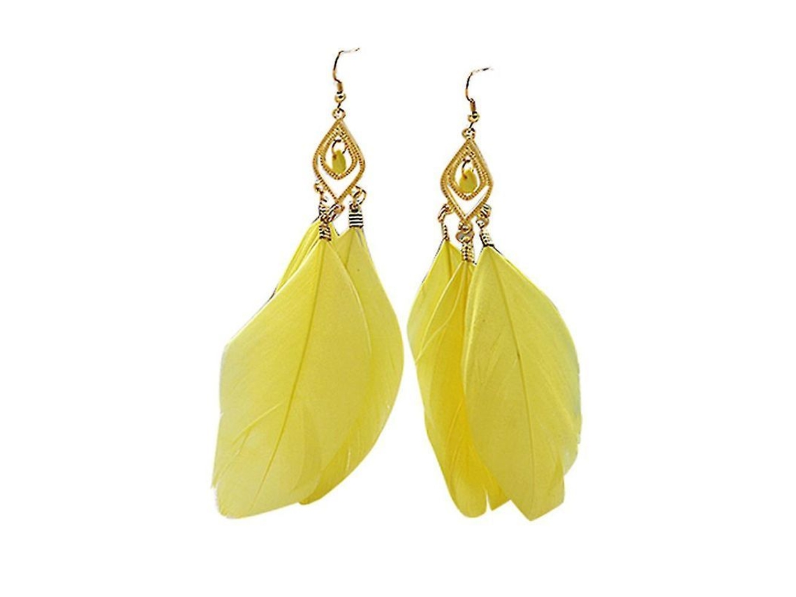 2026-aretes Colgantes De Plumas Elegantes Para Damas, Ideal Para Bodas, Fiestas Y Eventos Formales