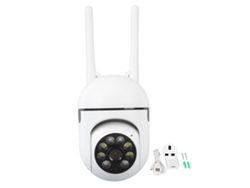 Cámara de seguridad inteligente con wifi, detección de movimiento y audio bidireccional para el hogar.