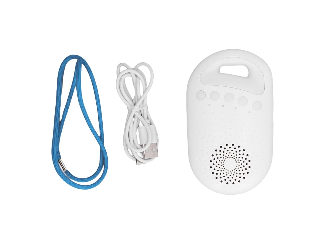 Máquina Portátil De Ruido Blanco Con Luz Y Temporizador Automático Para Bebés Y Para Dormir.
