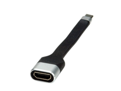 Cable ROLINE (USB-C y HDMI - 0.13m - Negro)