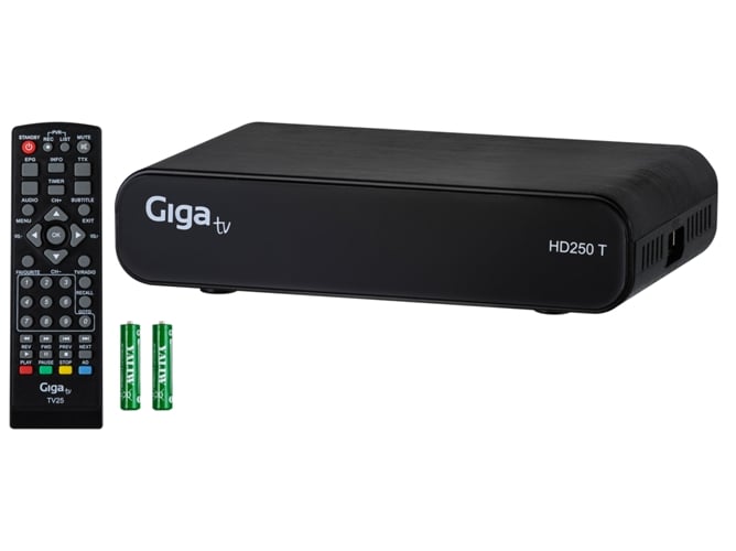 Receptor grabador TDT GIGA TV HD250 T