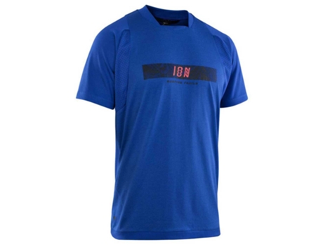 Camiseta de Hombre para Cicling ION Scrub Amp Azul (L)