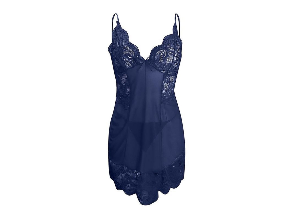 2026-traje De Noche Transparente De Encaje Con Tirantes Para Mujer Ropa Interior Sheer Pijama