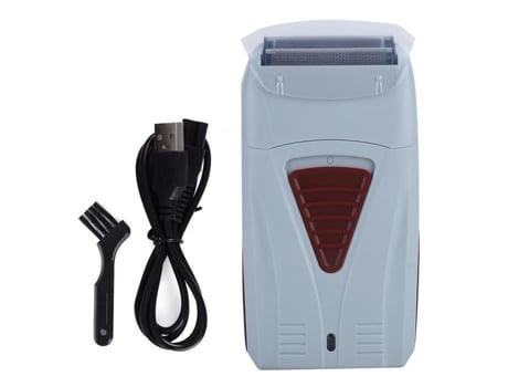 Máquina de Afeitar Recargable DUOKON Máquina de Afeitar Eléctrica de Doble Cabezal para Hombre Máquina de Cortar Pelo Recargable