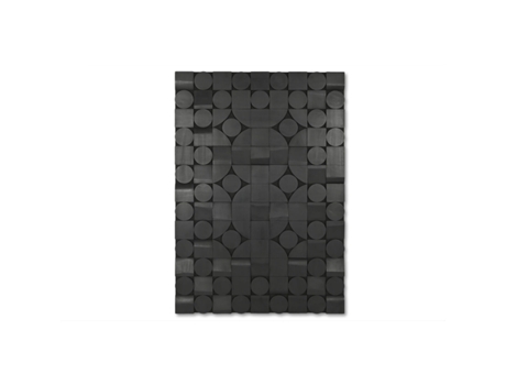 Decoración de Pared HOME ESPRIT Negro Abstracto Moderno 81 x 3,8 x 117 cm