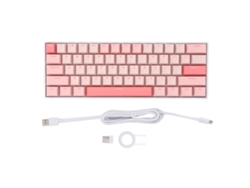 Teclado mecánico para juegos, 60%, 61 teclas, RGB.