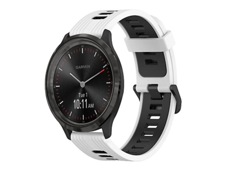 Correa Smartwatch Para Garmin Vivomove3 20Mm Blanco-Negro VENISYMLIS