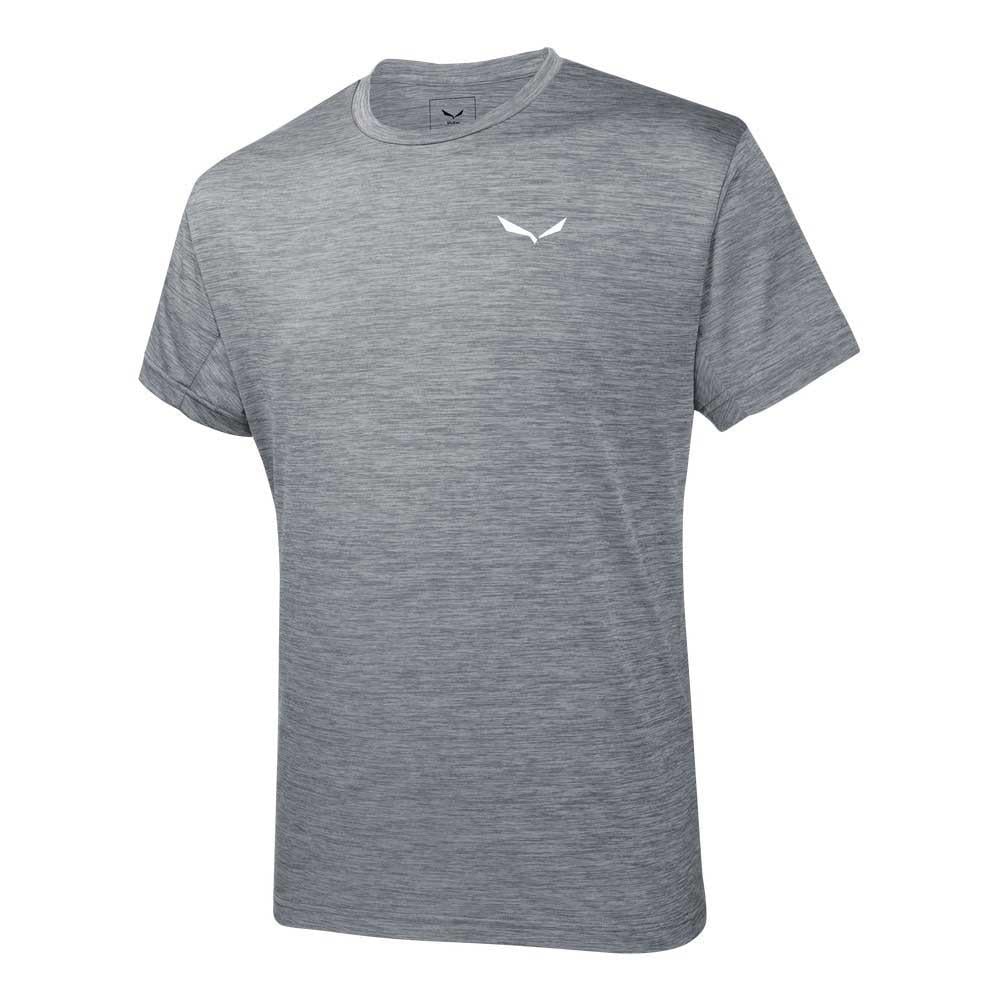 Camiseta Para Hombre salewa puez melange dryton gris montaña l tee