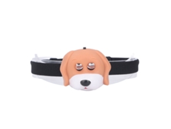 Linterna LED infantil Bj-Frontal con un bonito diseño de perro, portátil y ecológica para actividades al aire libre.