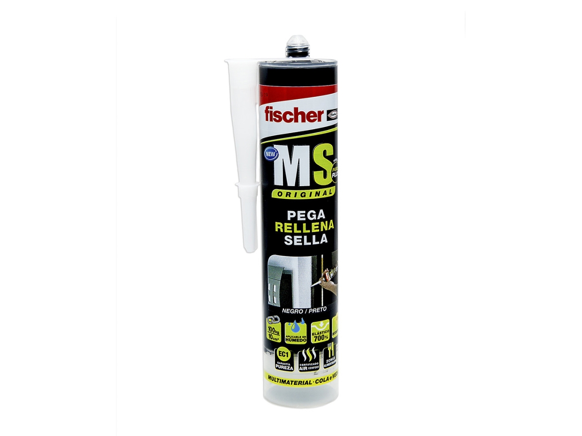 Silicona MS FISCHER Plus Gris - 290 ml