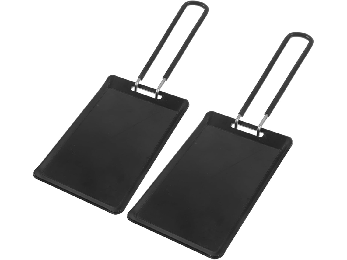 Para Barbacoa Antiadherente De Acero Inoxidable 2 Piezas Mango Desmontable Sartén Portátil Para