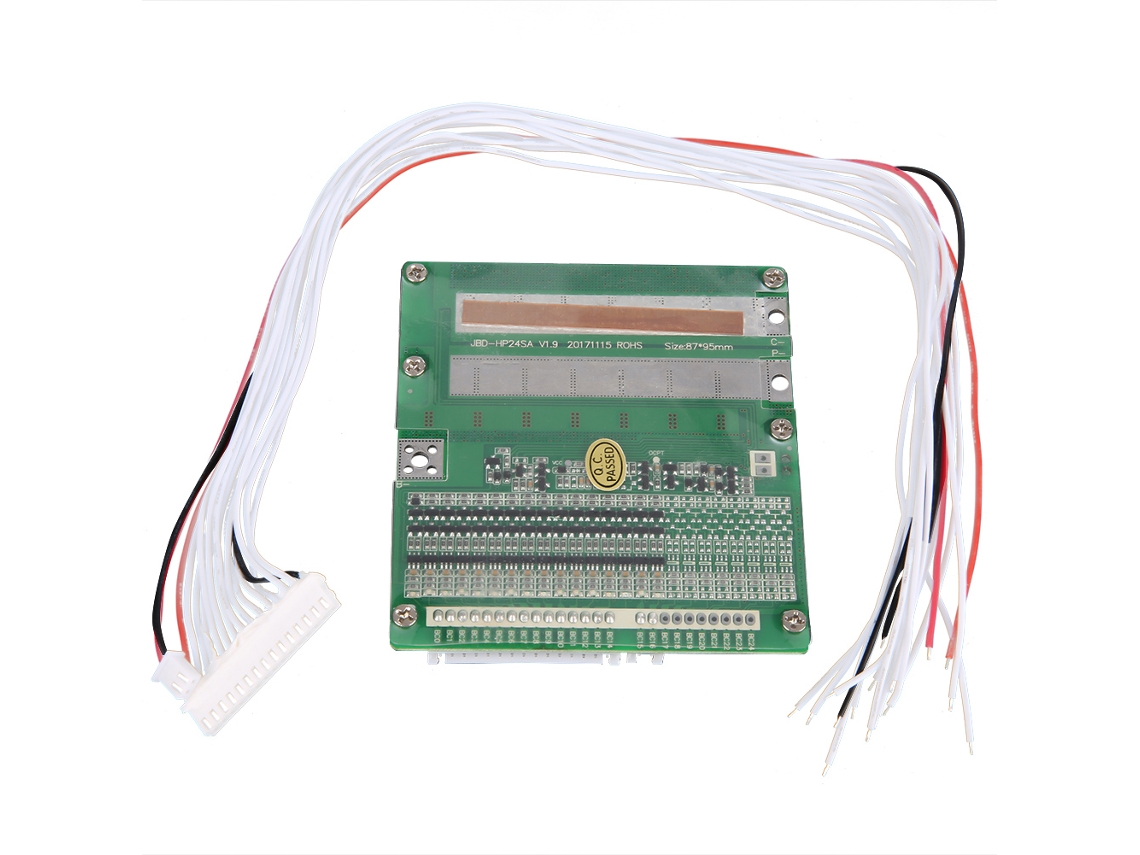 Placa De Protección Bms Para Batería De Litio 16s 3.7v 40a Con Indicador De Balance, Puerto Único