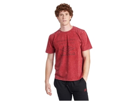 Camiseta de Hombre para Fútbol UMBRO Large Logo Rojo (L)
