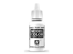 Pintura Acrílica Mate 17 Ml ACRYLICOS VALLEJO 951 Blanco Ral 9016/Rlm21/Fs37925