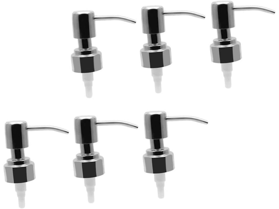 6pièces Distributeurs De Lotion Acier Pompes De Remplacement Para Bouteilles De Parfaites Parfum Et