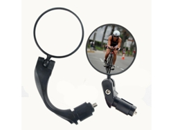 2 Espelhos Retrovisores Bicicleta Ajustáveis Lente Convexa Rotação 360° Espelho Segurança Guidão Montanha Estrada Refletor