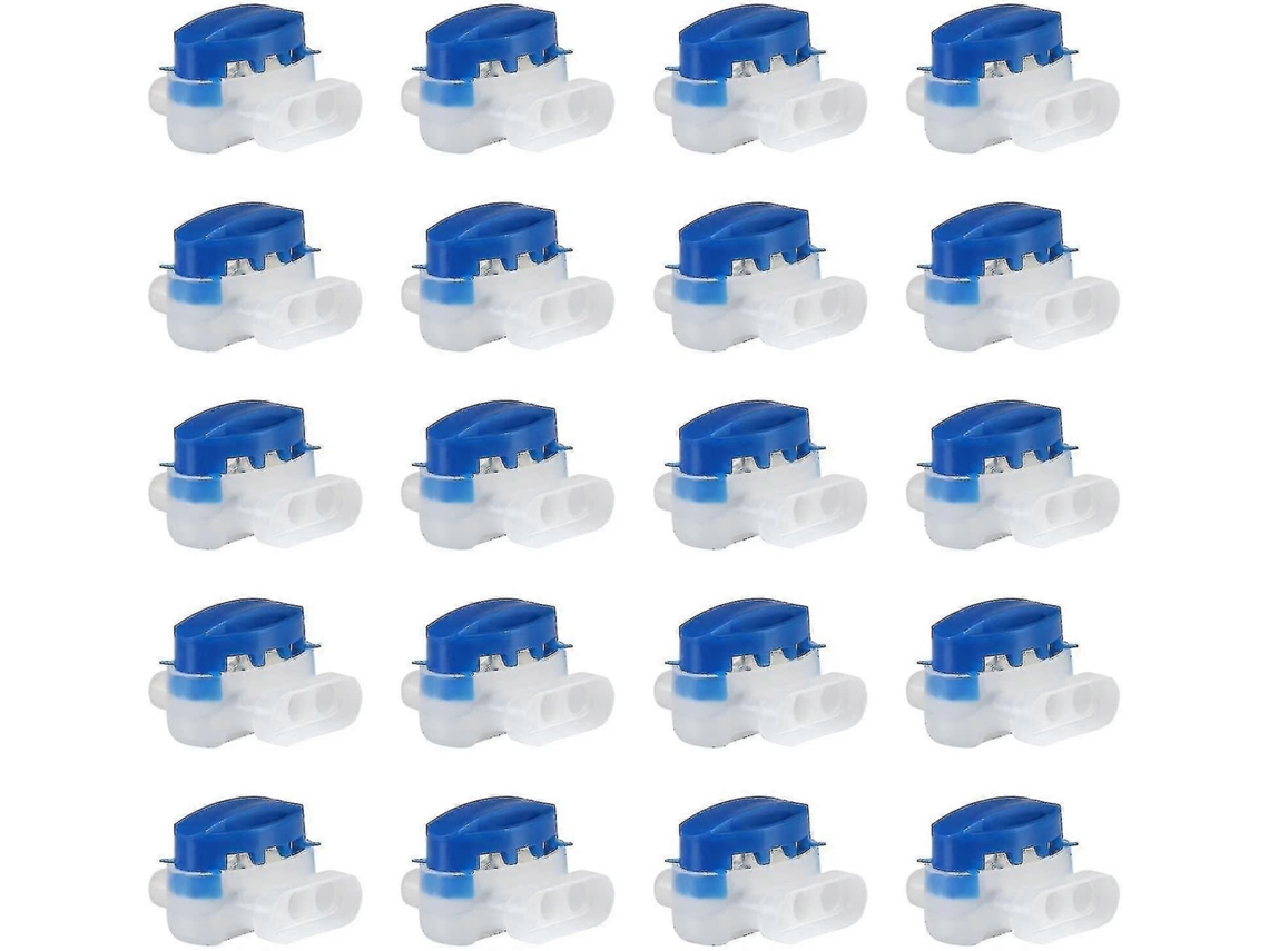 Conjunto De 20 Conectores De Cable De Resina Para Cortacésped Robot Automower Impermeables