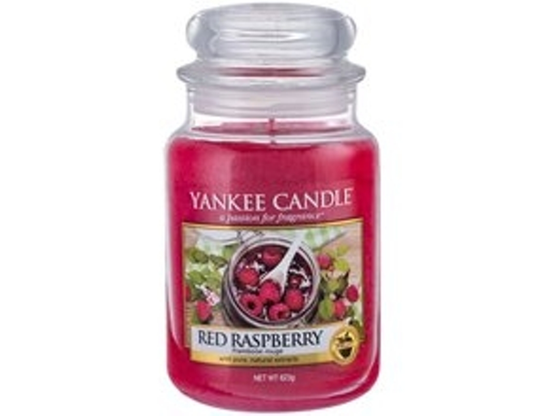 YANKEE CANDLE - Red Raspberry Candle - Raspberry Candle 411.0g