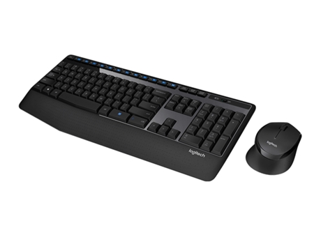 Teclado LOGITECH Mk345(Francés - Negro) + Ratón