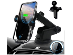 Cargador Carro Sem Fixação Sensor Toque YIZHOOD Negro