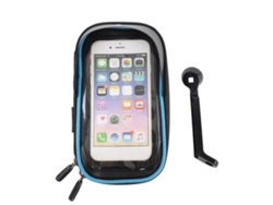 Rebe-bolsa Dianteira Para Telefone De Bicicleta Impermeável Com Rotação De 360°, Design De Aba E Tela Tátil Azul
