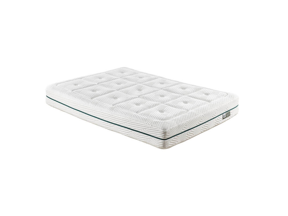 Colchón Cárabe De Látex Natural 100 Alto Confort 25 Cm Transpirable-160x200-blanco-27cm