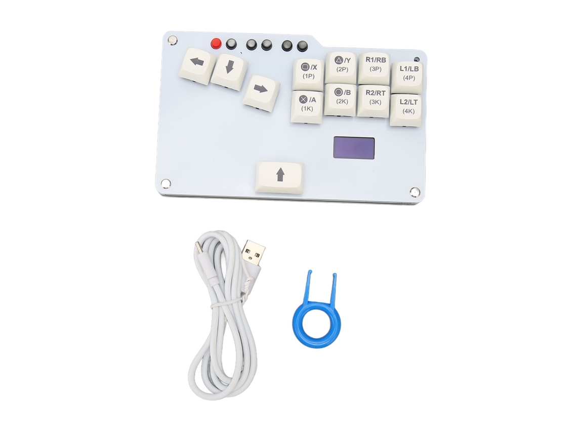 Mando De Arcade Con Teclado Compatible Con Juegos De Lucha Y Operación Wasd