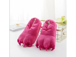 2026-zapatos De Pata De Animal Peludos Para Adolescentes Y Adultos Tallas 27-44 Suaves Antideslizantes Para Invierno Fiesta Cosplay