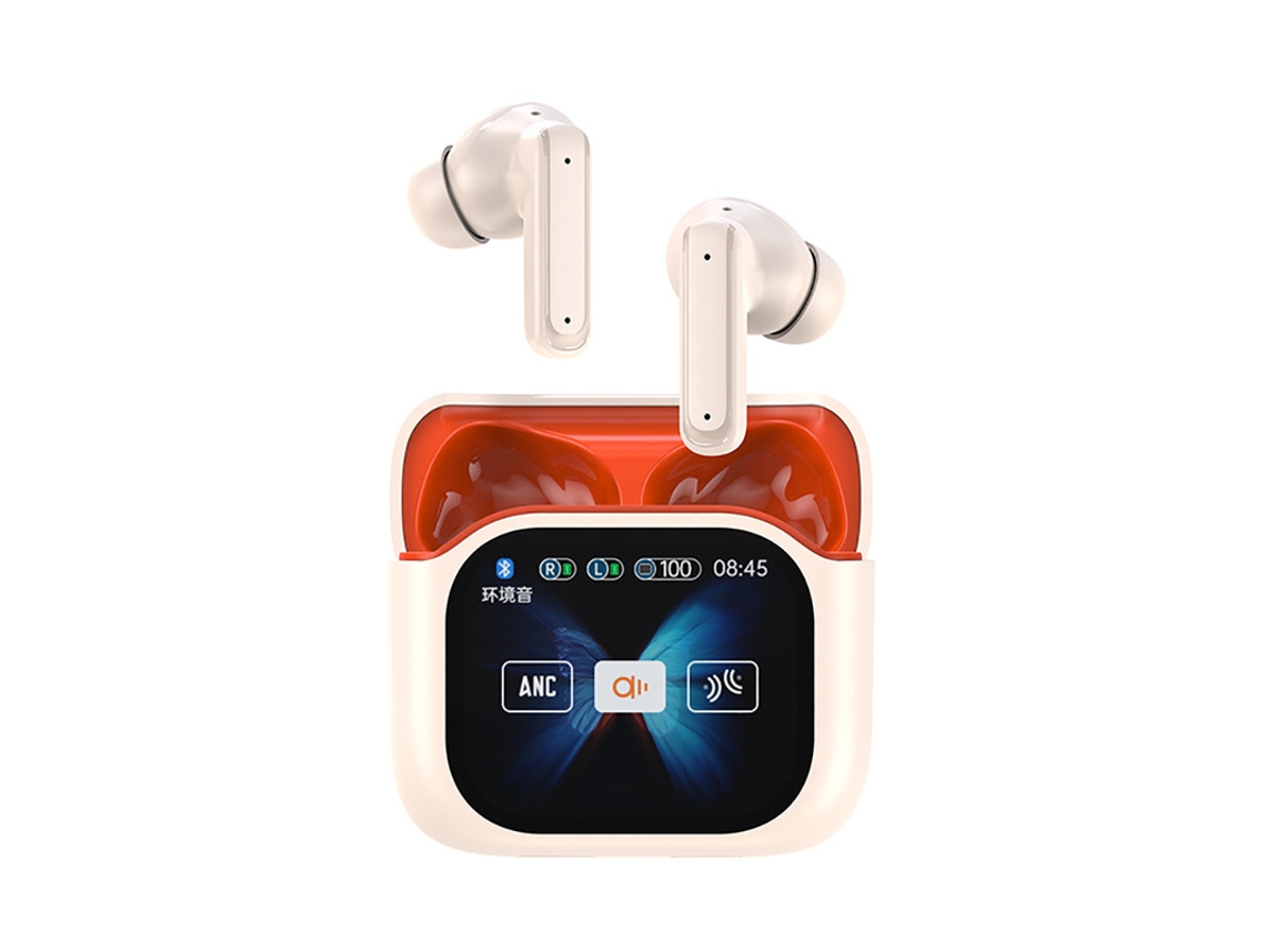 Auriculares Inalámbricos Compatible Pantalla Táctil YIZHOOD Bluetooth Naranja