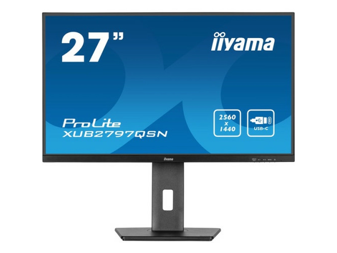 Monitor Gaming IIYAMA XUB2797QSN-B1 (Negro - Flicker free - 27" - Wide Quad HD - 1 ms)