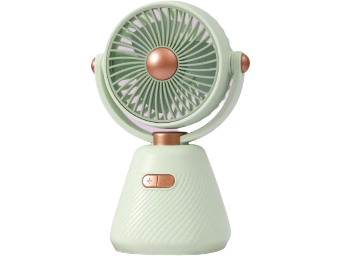 Ventilador De Mesa Portátil Portátil Ajustable Recargable