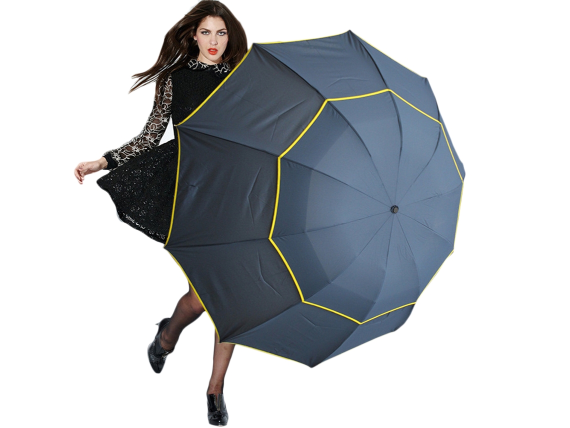 2026-paraguas Xxl Compacto Doble Capa Antiviento Impermeable Para Mujer Y Hombre