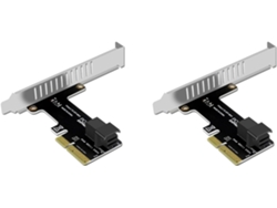 Tarjetas Adaptadoras 2x Pcie A Sff 8643 4x/8x Con 2 Puertos U.2 Para Expansión.