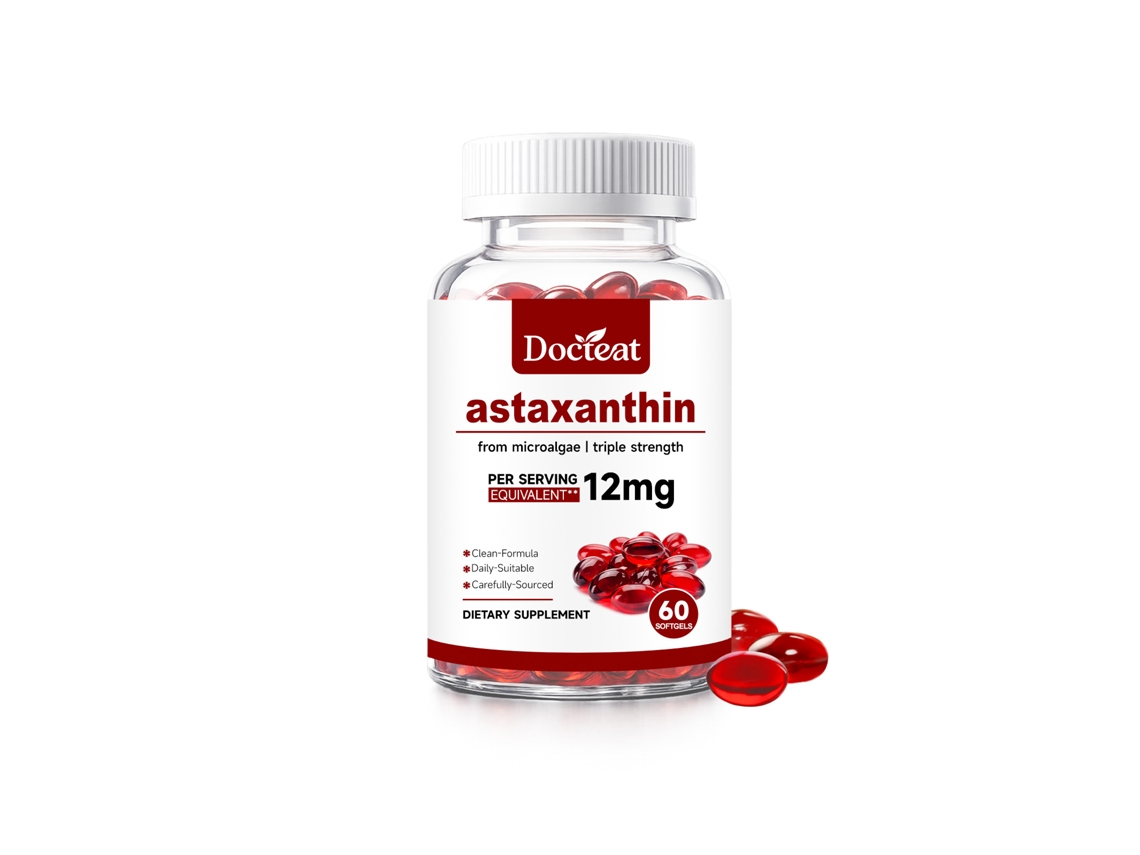 Cápsulas blandas de astaxantina, suplemento natural Worten