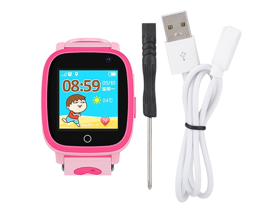 Reloj GPS infantil EOOCOO (pantalla táctica de 1,44 pulgadas)