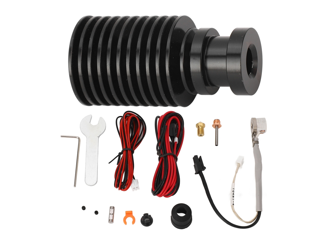 Extrusor de extremo caliente con núcleo de calentamiento cerámico V6 ensamblado para Ender 3 - Alta temperatura